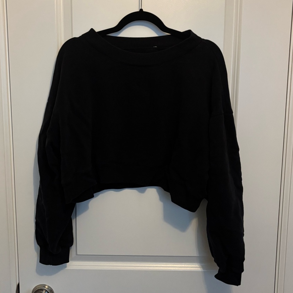 Boyish The Joni Cropped Sweater - Blk sz. L